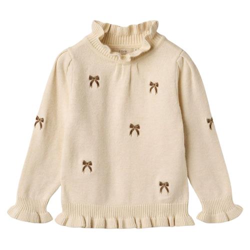 Fliink Benna Bow Blouse Sandshell | Beige | 5 years