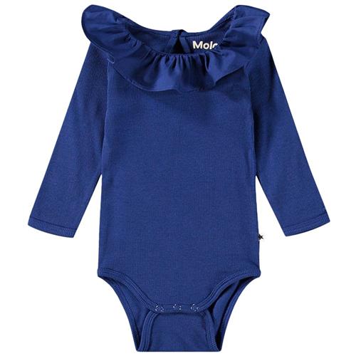 Se Molo GOTS Faye Babybody Vibrant Blue | Blå | 92 cm ved Babyshop