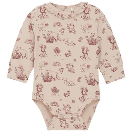 Se Fixoni Body LS Pale Mauve Krop LS Baby Body Pale Mauve | Lyserød | 86 cm ved Babyshop