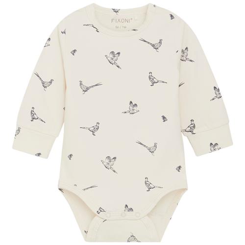 Fixoni Body LS Whitecap Gray Body LS Baby Body Whitecap Gray | Grå | 56 cm