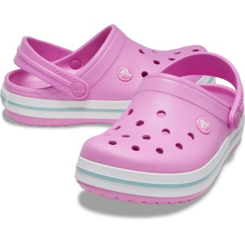 Se Crocs Crocband Clog Kids Mint/Rosa US J2 (EU 33-34) Barn ved Timarco