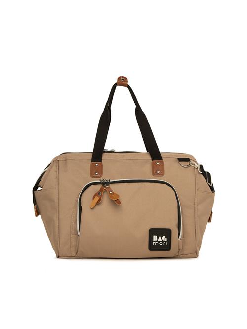 Bagmori Bletaske  beige / brun / sort / hvid