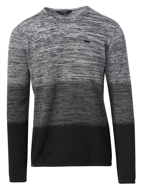 KOROSHI Pullover 'Punto'  lysegrå / grå-meleret / sort