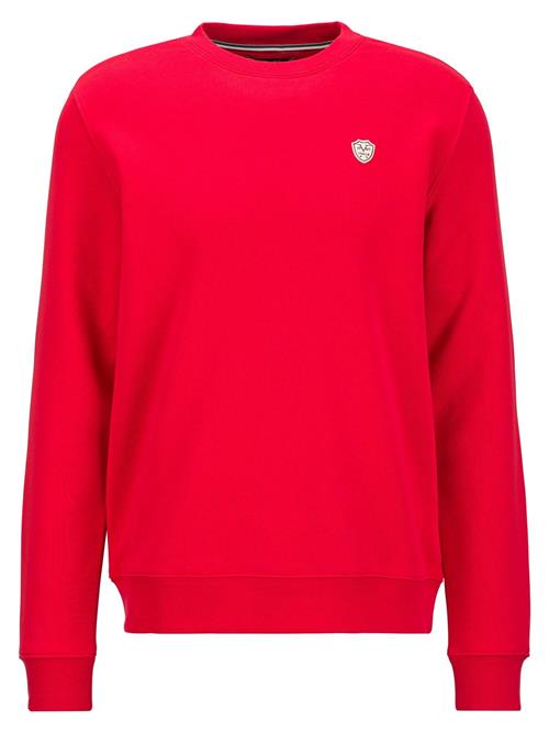 Se 19V69 ITALIA Sweatshirt 'NICO'  rød / hvid ved About You