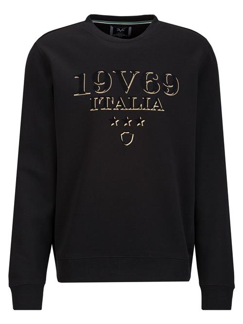 19V69 ITALIA Sweatshirt ' NICO '  guld / sort