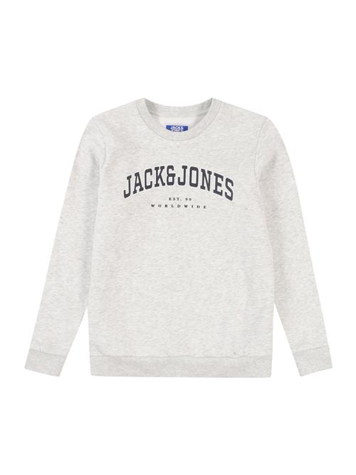 Se Jack & Jones Junior Sweatshirt  natblå / grå-meleret / hvid ved About You