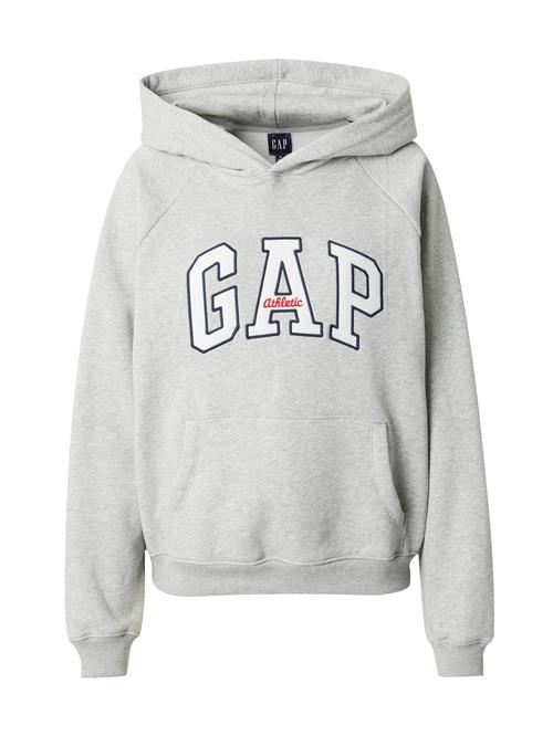 Se GAP Sweatshirt  grå-meleret / rød / sort / hvid ved About You