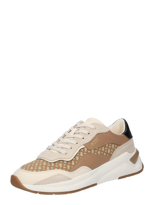 Se BOSS Sneaker low 'Skylar'  beige / camel / guld / sort ved About You