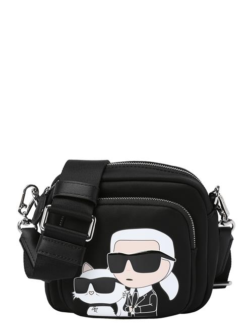 Karl Lagerfeld Skuldertaske 'IKONIK 2.0'  nude / sort / hvid