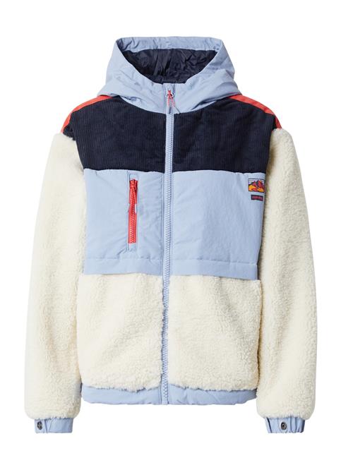 Superdry Fleecejakke  creme / marin / lyseblå / rød