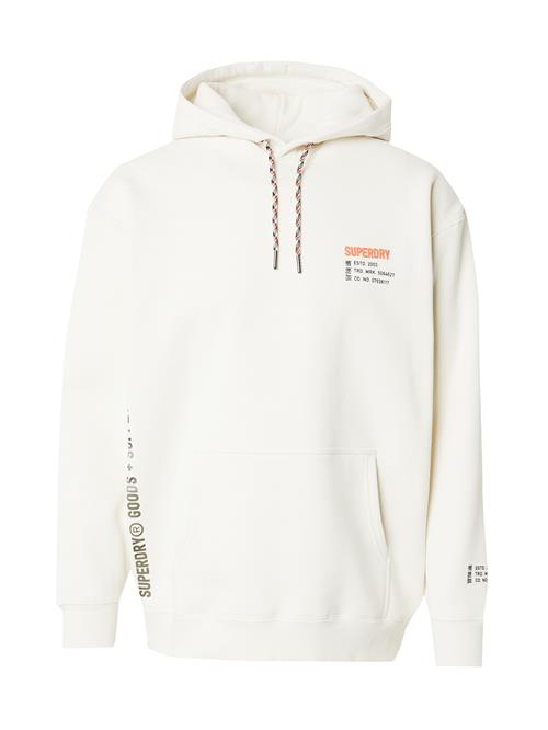 Superdry Sweatshirt  grafit / basalgrå / orange / offwhite