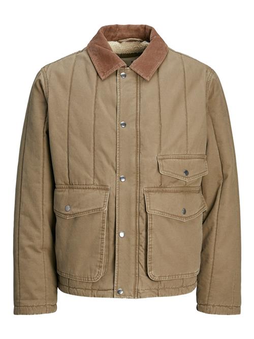 JACK & JONES Overgangsjakke 'JPRBLUCOMO'  brun / brokade