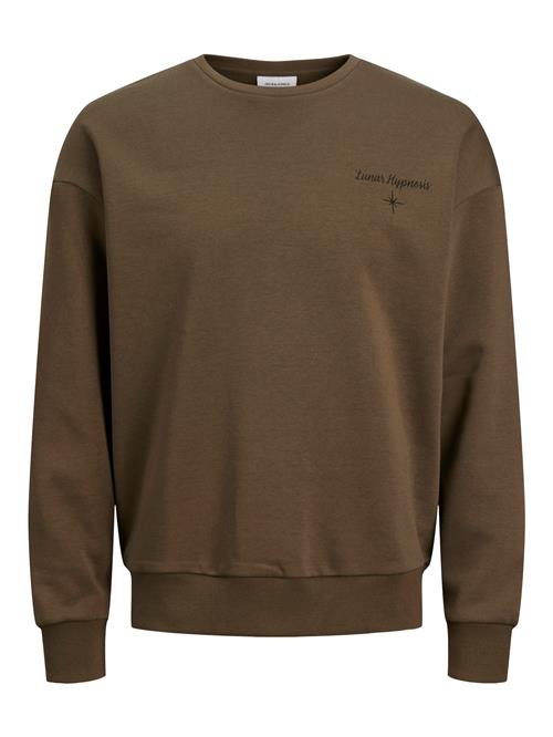 Se JACK & JONES Sweatshirt 'JJMYSTIC'  brun / mørkebrun ved About You