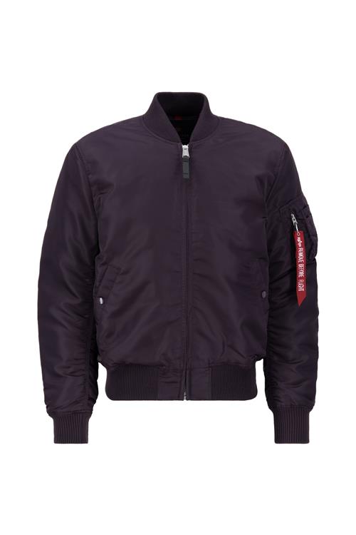 ALPHA INDUSTRIES Overgangsjakke 'MA-1 VF 59'  lilla / rød / hvid