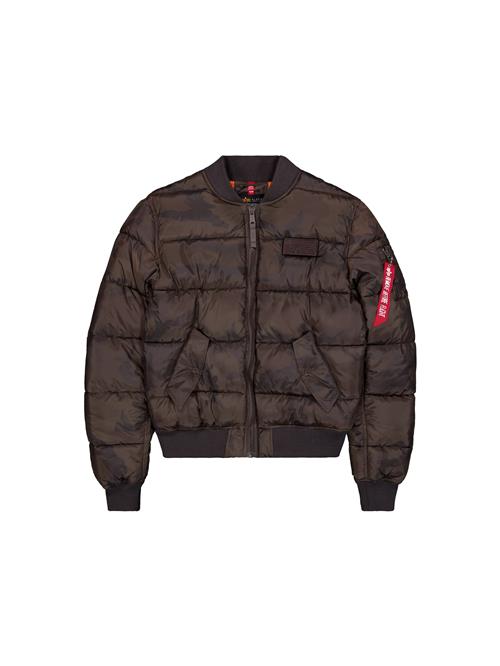 ALPHA INDUSTRIES Overgangsjakke 'Camo'  mørkegrøn