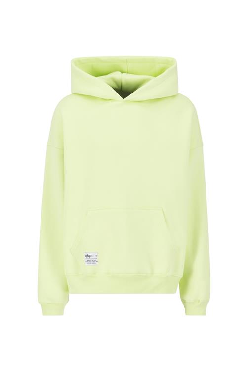 ALPHA INDUSTRIES Sweatshirt  lime / sort