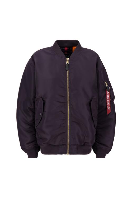 ALPHA INDUSTRIES Overgangsjakke 'MA-1 Core'  guld / mørkelilla / rød / hvid