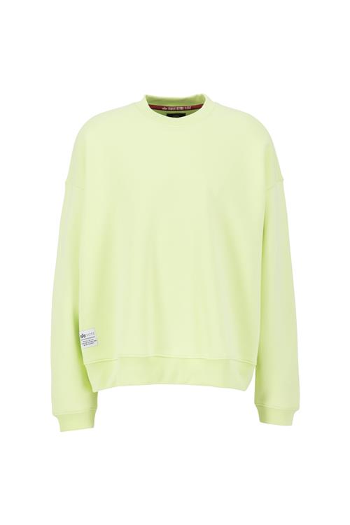 ALPHA INDUSTRIES Sweatshirt  antracit / lime