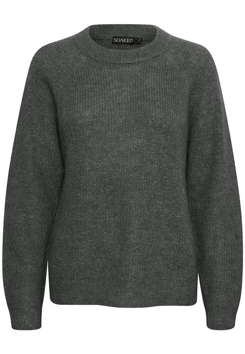 Se SOAKED IN LUXURY Pullover 'Tuesday'  mørkegrå ved About You