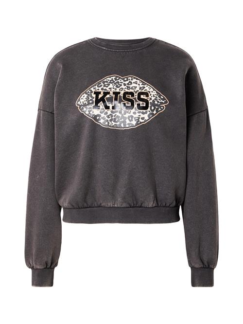 ONLY Sweatshirt  guld / mørkegrå / sort