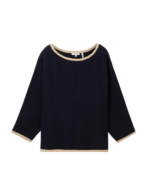 Se TOM TAILOR Pullover  beige / navy ved About You