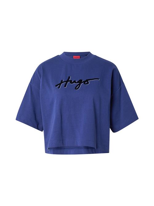 Se HUGO Shirts  mørkeblå / sort / hvid ved About You