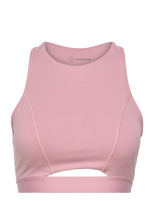 adidas Performance Coreflow Studio Medium Support 4 Elements Bra Adidas Performance Pink