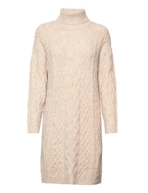 Cream Crcabin Knit Dress - Mollie Fit Cream Beige