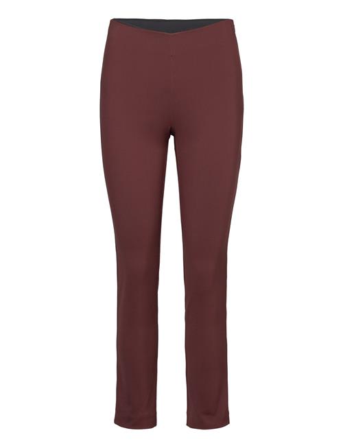 Peak Performance W Grace Narrow Pants-Sapote Peak Performance Burgundy