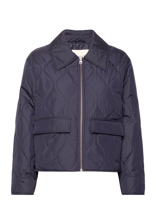 GANT Quilted Collared Jacket GANT Navy