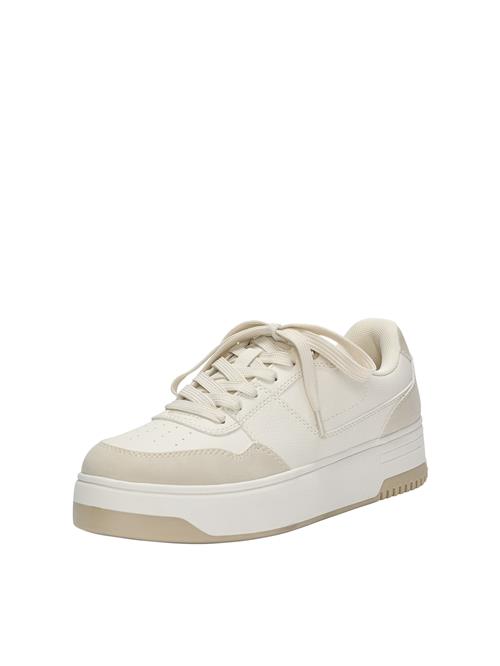 Se Pull&Bear Sneaker low  beige / hvid ved About You