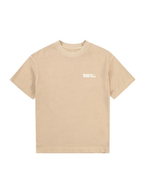 Se Jack & Jones Junior Shirts 'JORVERMONT'  mørkebeige / hvid ved About You