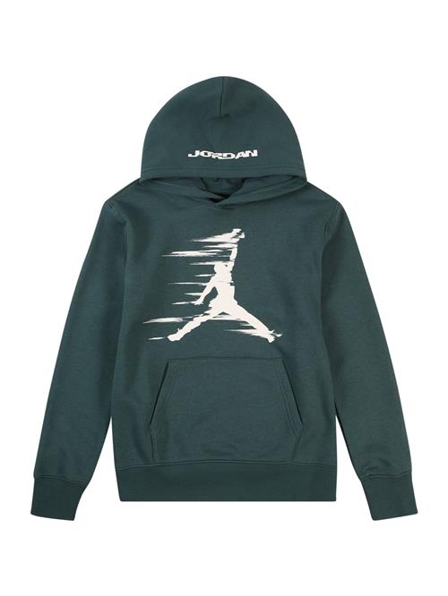 Se Jordan Sweatshirt 'FLIGHT'  mørkegrøn / naturhvid ved About You