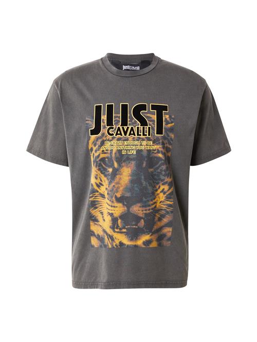 Just Cavalli Bluser & t-shirts 'MAGLIETTE'  blå / gylden gul / orange / sort-meleret