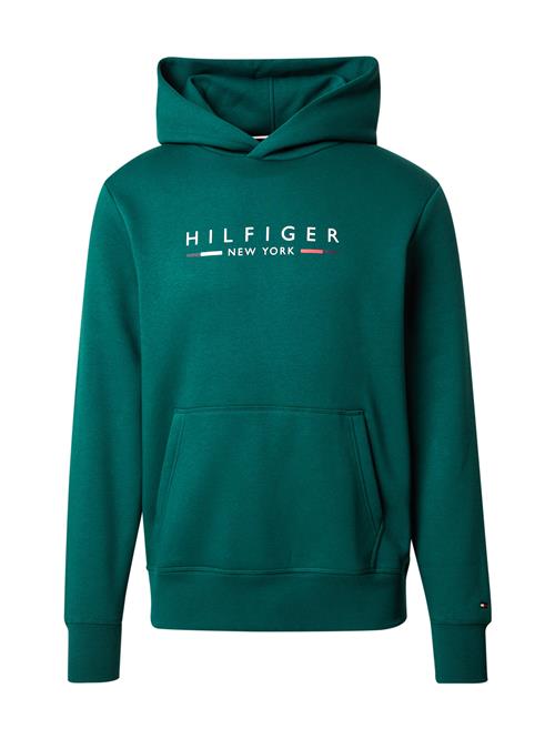 TOMMY HILFIGER Sweatshirt 'NEW YORK'  navy / smaragd / rød / hvid