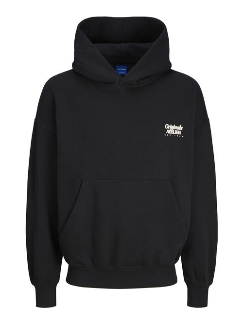 Se JACK & JONES Sweatshirt  sort / hvid ved About You