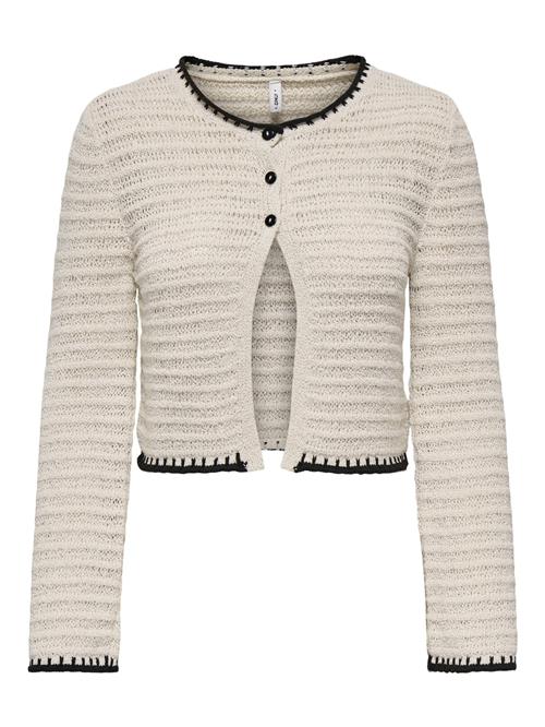 ONLY Cardigan  beige / sort