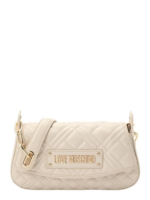 Love Moschino Skuldertaske  elfenben / guld