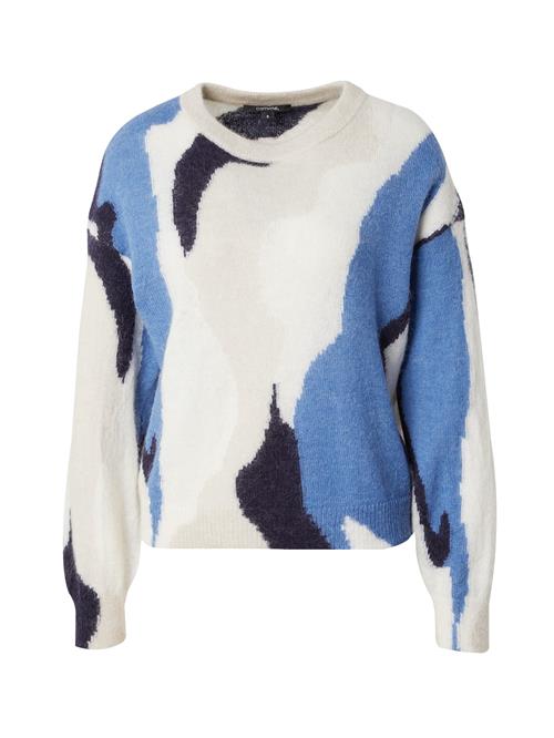 COMMA Pullover  beige / blå / navy