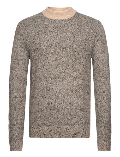 Jack & Jones Jcospace Knit Mock Neck Sn Jack & J S Patterned