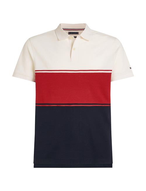 Tommy Hilfiger Colorblock Reg Polo Tommy Hilfiger Cream