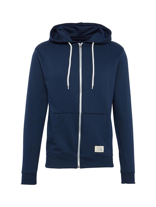 BLEND Sweatjakke 'Noos'  navy / hvid