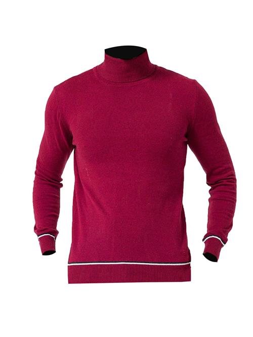 Dandalo Pullover  bordeaux / sort / hvid