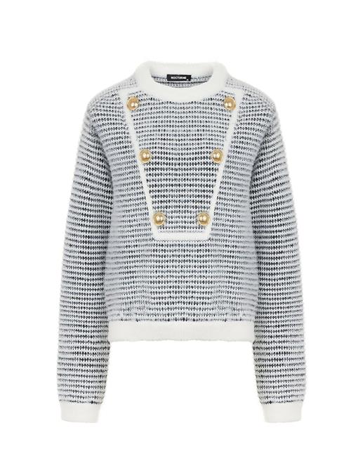 NOCTURNE Pullover  guld / sort / hvid