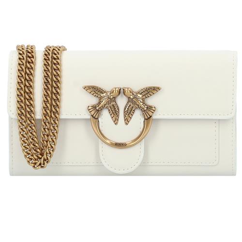 PINKO Clutch 'Love One'  beige / guld