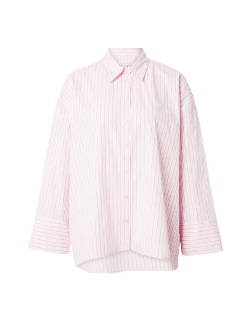 ONLY Bluse 'GRACE MICHELLE'  lyserød / lys pink / sort / hvid