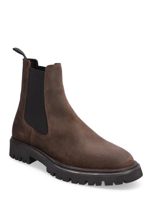 Tatum Suede Chelsea Boot Les Deux Brown