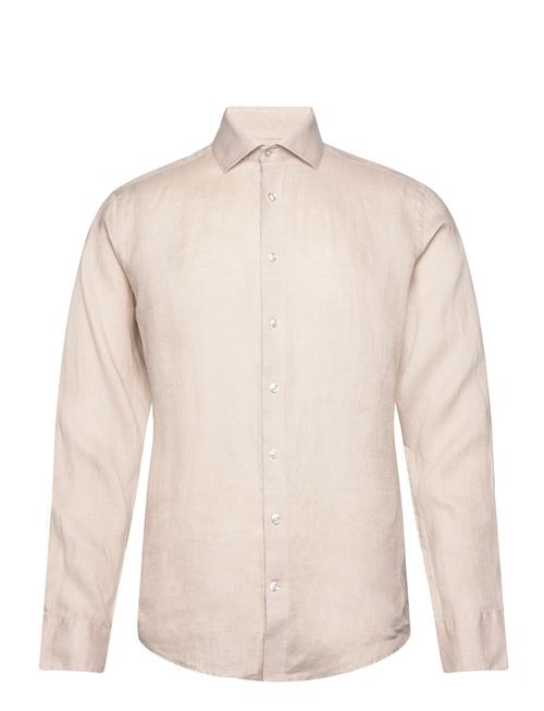 Bruun & Stengade Bs Perth Casual Slim Fit Shirt Bruun & Stengade Beige