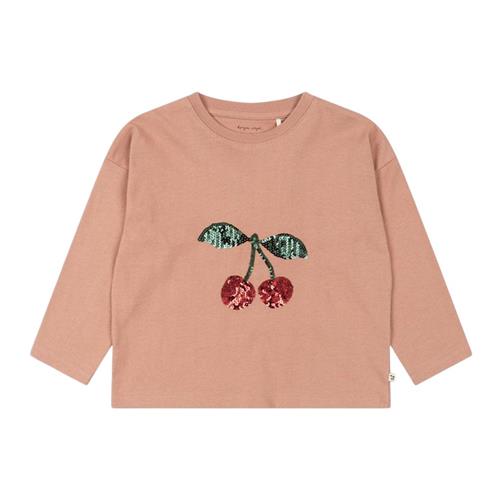 Se Konges Sløjd Lin Ls Tee Gots - Tuscany | Lyserød | 2 years ved Babyshop