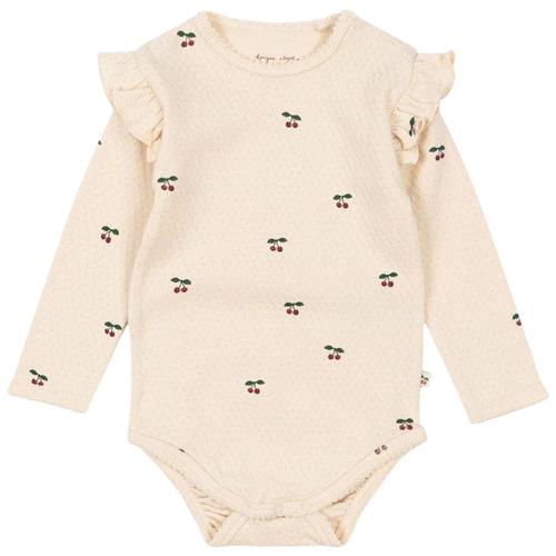 Se Konges Sløjd SUI FRILL BODY GOTS | Hvid | 18 months ved Babyshop